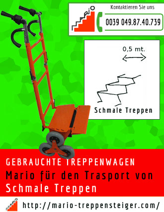 gebrauchte-treppenwagen-schmaletreppen 1125 mario fur den trasport von Schmaletreppen
