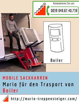 mobile-sackkarren-boiler 175 mario fur den trasport von Boiler