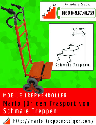 mobile-treppenroller-schmaletreppen 669 mario fur den trasport von Schmaletreppen