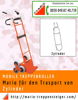 mobile-treppenroller-zylinder 676 mario fur den trasport von Zylinder