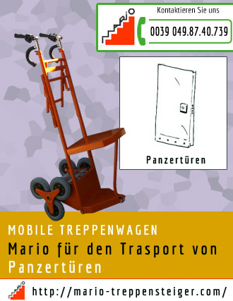 mobile-treppenwagen-panzerturen 425 mario fur den trasport von Panzertüren