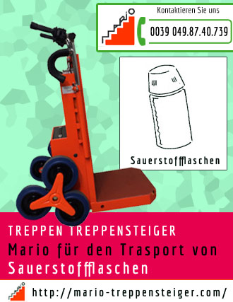 treppen-treppensteiger-sauerstoffflaschen 1051 mario fur den trasport von Sauerstoffflaschen